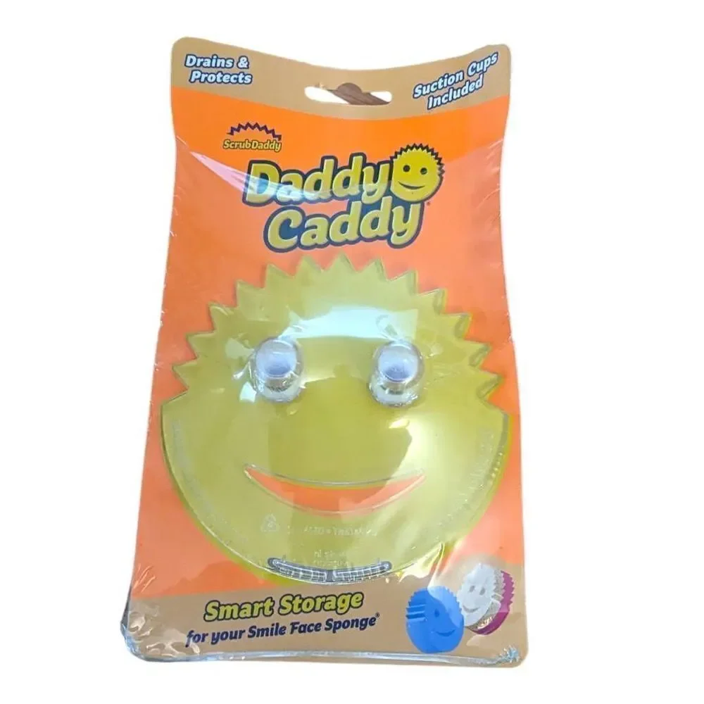 Scrub Daddy Mommy Caddy Sponge Storage New‎ Suction Cups Novelty Cleaning
